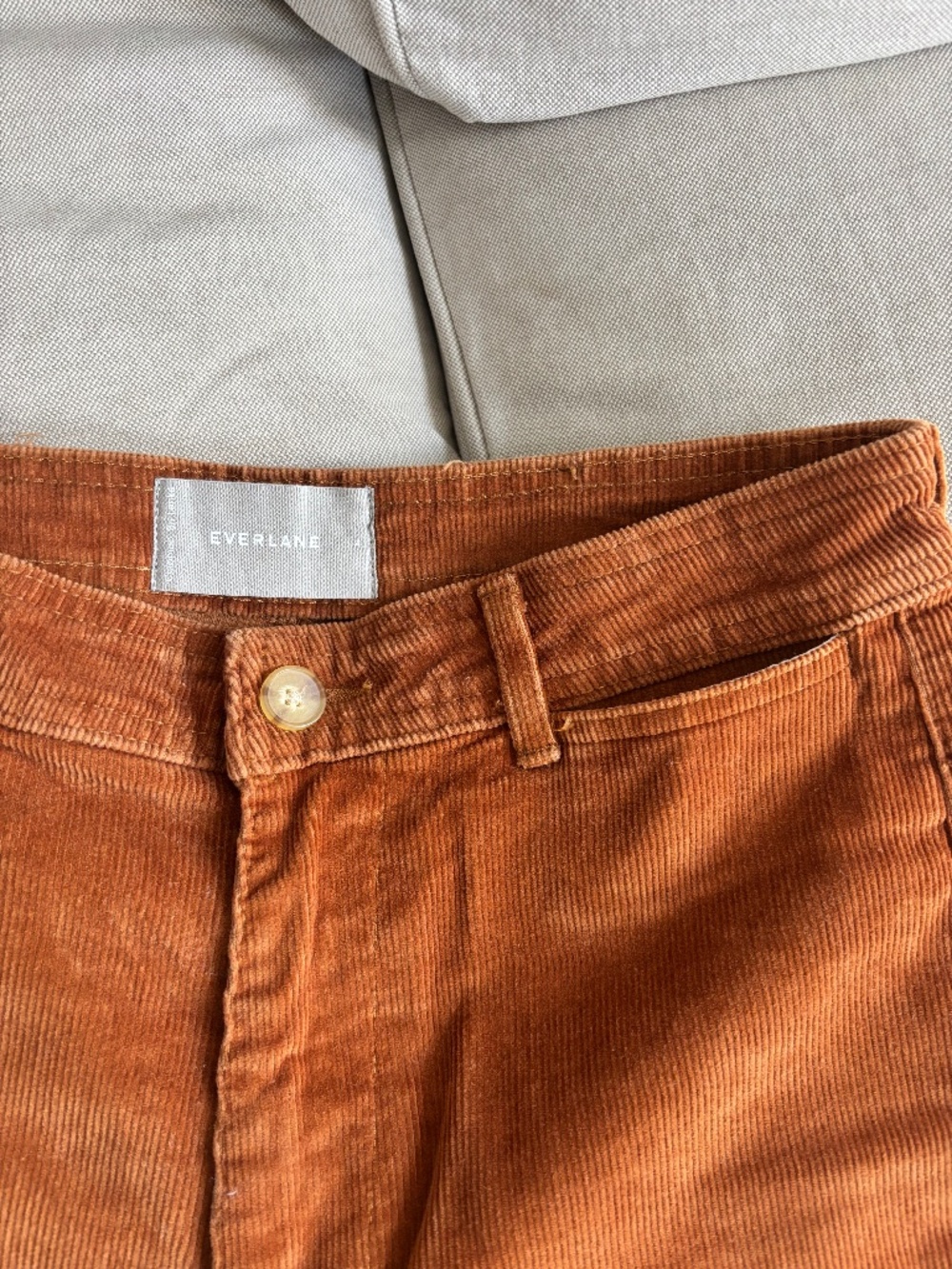 Corduroy High Waist Everlane Trousers